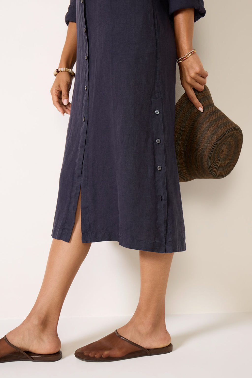 Kerry Linen Shirt Dress
