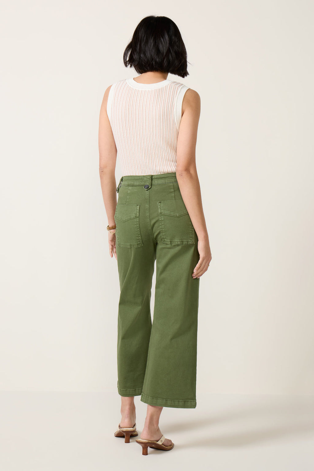 Petite Meg Wide Leg w Utility Pockets Pant