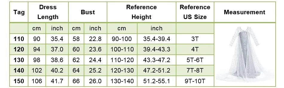 Princess Dress for Girls Elsa Anna Cosplay Costume Kids Jasmine Belle Cinderella Aurora Halloween Christmas Party Elegant Dress