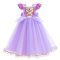 Girls Little Mermaid Aurora Costume Children Ariel Sleeping Beauty Dress Kids Peach Wedding Pink Fantasy Princess Disguise