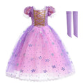 Kids Cinderella Costume Princess Dress for Girls Children Rapunzel Snow White Belle Jasmine Elsa Aurora Cosplay Carnival Dresses