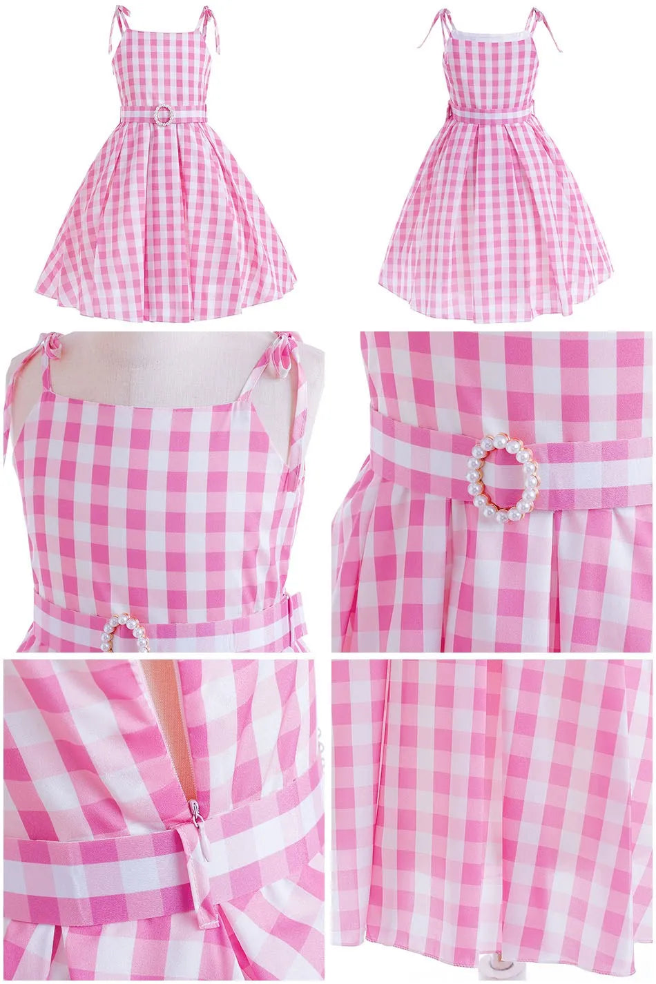Girls Little Mermaid Aurora Costume Children Ariel Sleeping Beauty Dress Kids Peach Wedding Pink Fantasy Princess Disguise