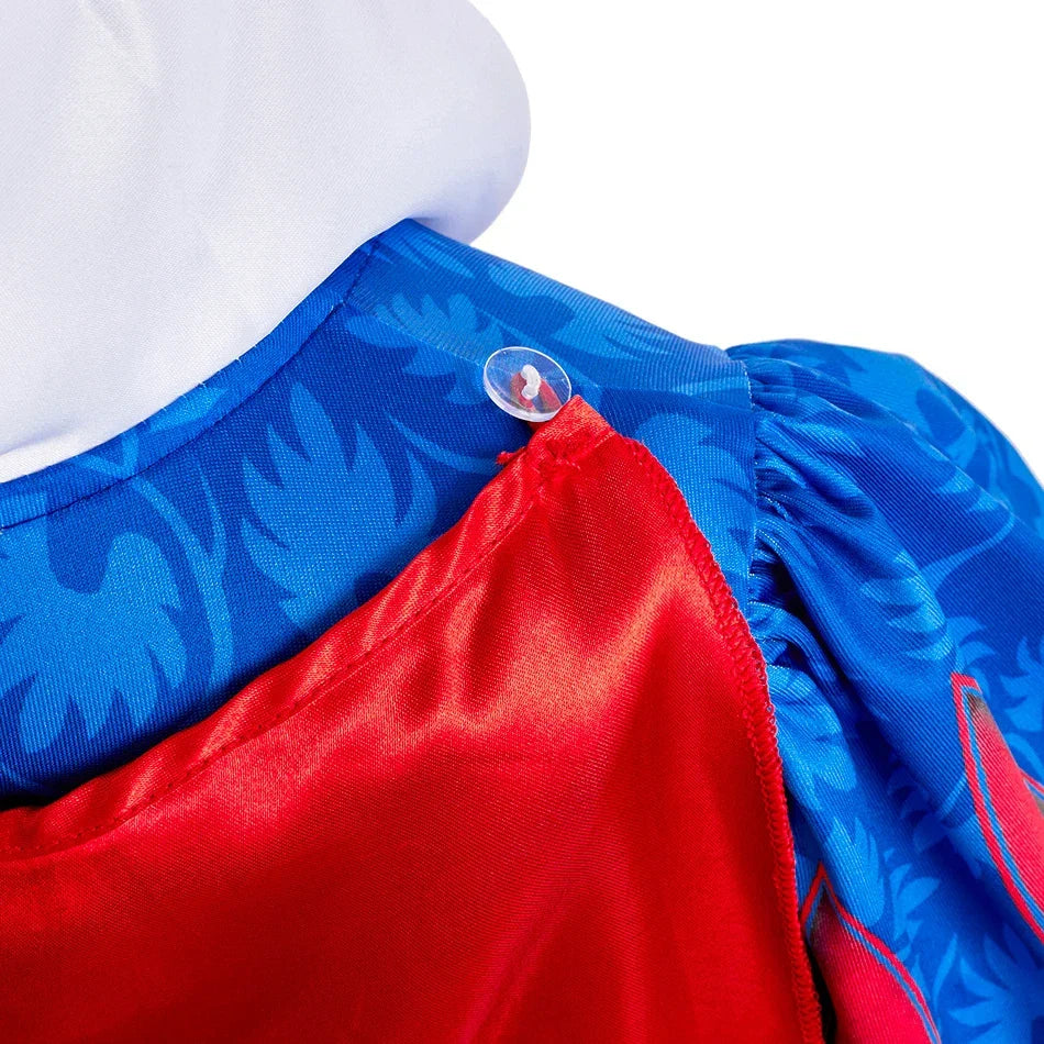 Anna Elsa Costume Children Princess Dress for Girls Kids Cosplay Snow White Christmas Carnival Party Disguise Outfit