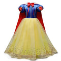 Kid Snow White Cinderella Rapunzel Elsa Belle Costume Girl Halloween Christmas Carnival Dress Children Princess Evening Gown