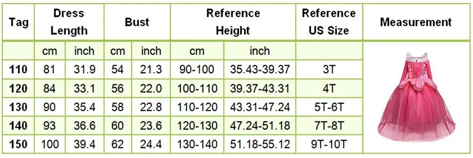 Kid Snow White Cinderella Rapunzel Elsa Belle Costume Girl Halloween Christmas Carnival Dress Children Princess Evening Gown