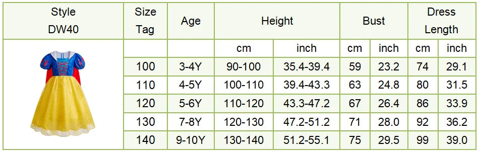 Anna Elsa Costume Children Princess Dress for Girls Kids Cosplay Snow White Christmas Carnival Party Disguise Outfit