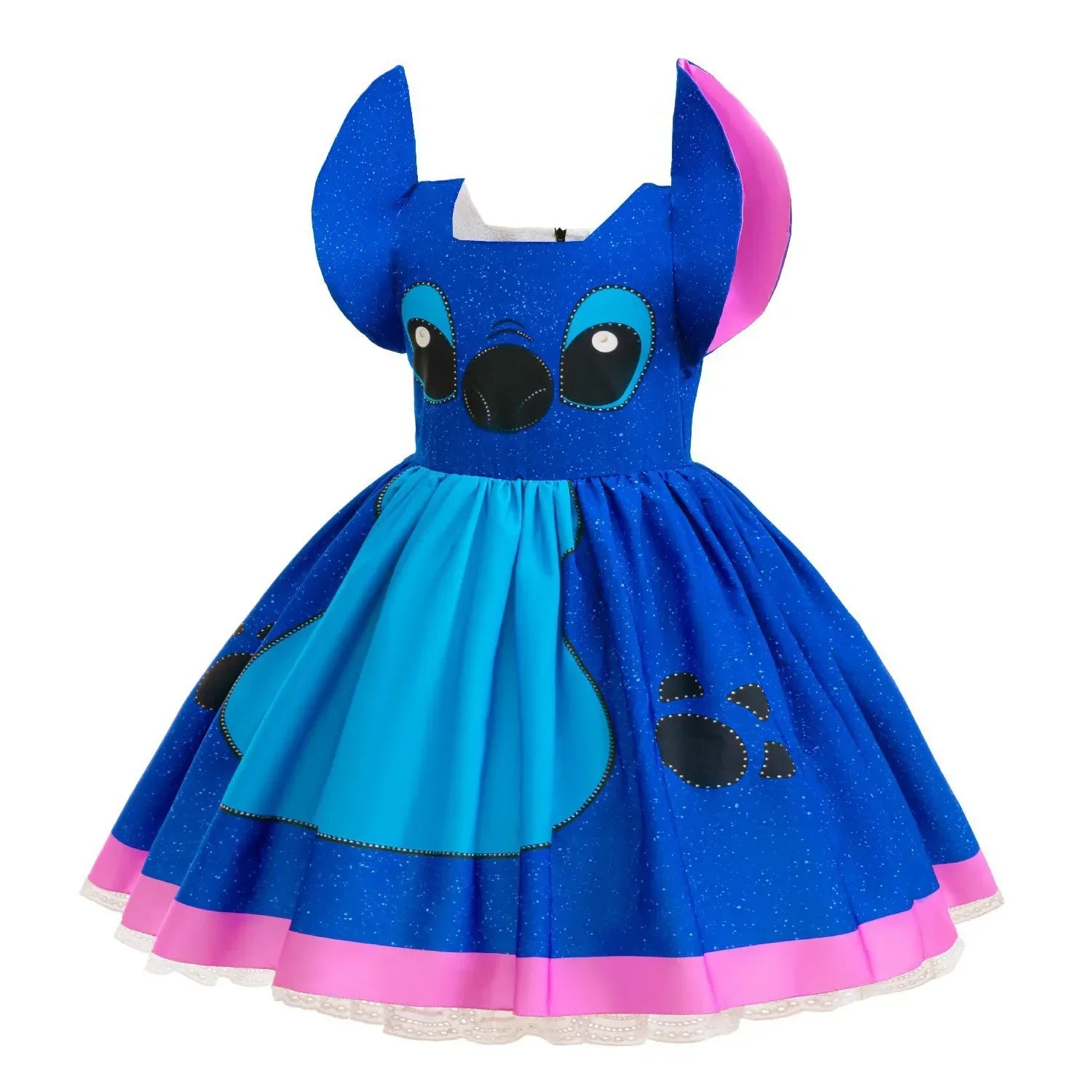 Baby Movie Stitch Role Playing Costume Sets Cartoon Cute Princess Dress Stage Performance Purim Carnival Kids Dress