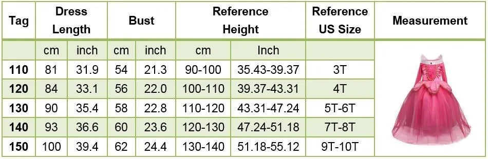 Princess Dress for Girls Elsa Anna Cosplay Costume Kids Jasmine Belle Cinderella Aurora Halloween Christmas Party Elegant Dress