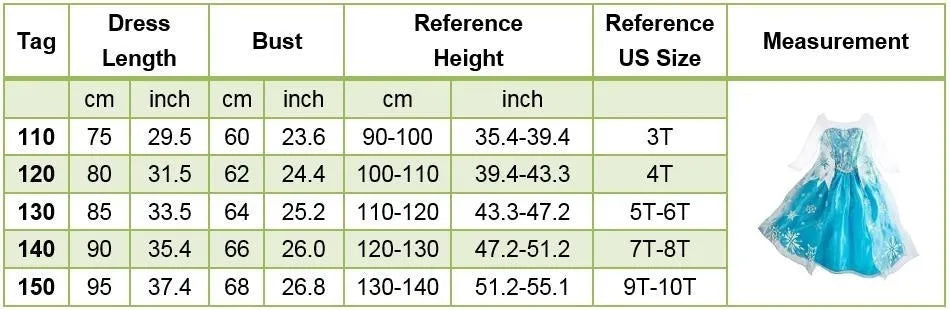 Princess Dress for Girls Elsa Anna Cosplay Costume Kids Jasmine Belle Cinderella Aurora Halloween Christmas Party Elegant Dress