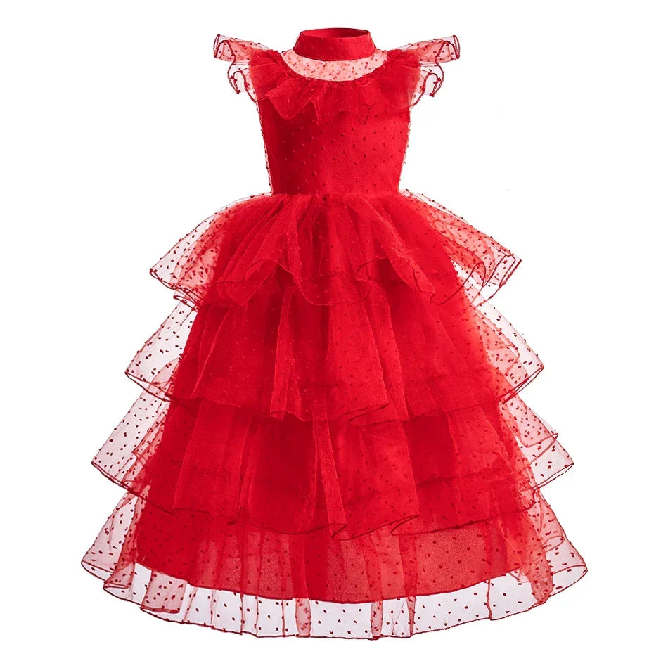 Girls Elsa Anna Dress Children Princess Carnival Dress Kids Jasmine Rapunzel Pageant Flower Disguise Cosplay Christmas Costume