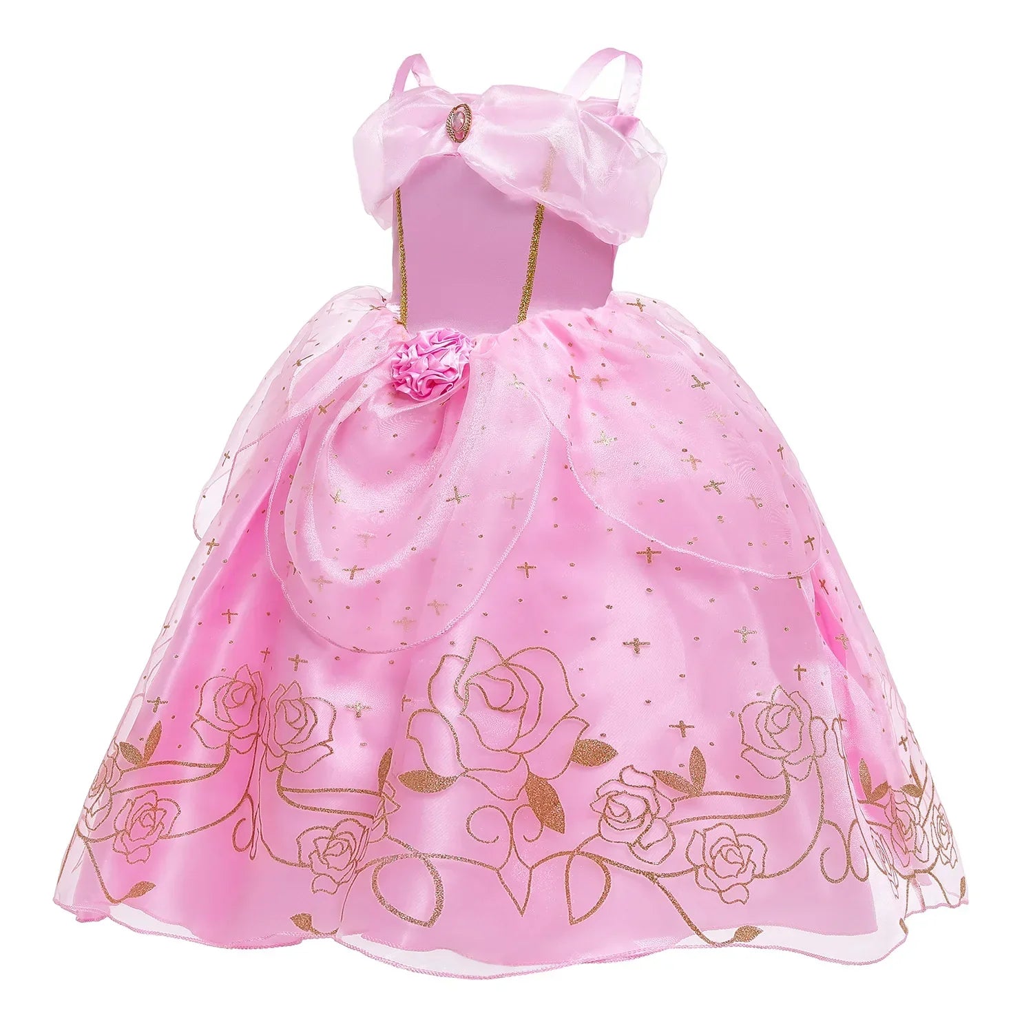 2026 Sleeping Beauty Costume Play Princess Carnival Aurora Birthday Princess Party Dress Halloween Apparel Purim Fairy Vestido