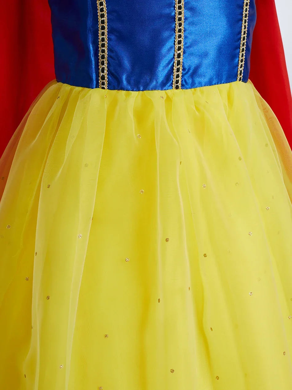 Girl Anna Elsa Dress Kids Halloween Cosplay Costume Children Princess Dresses Carnival Birthday Elegant Party Clothes 3-10 Years
