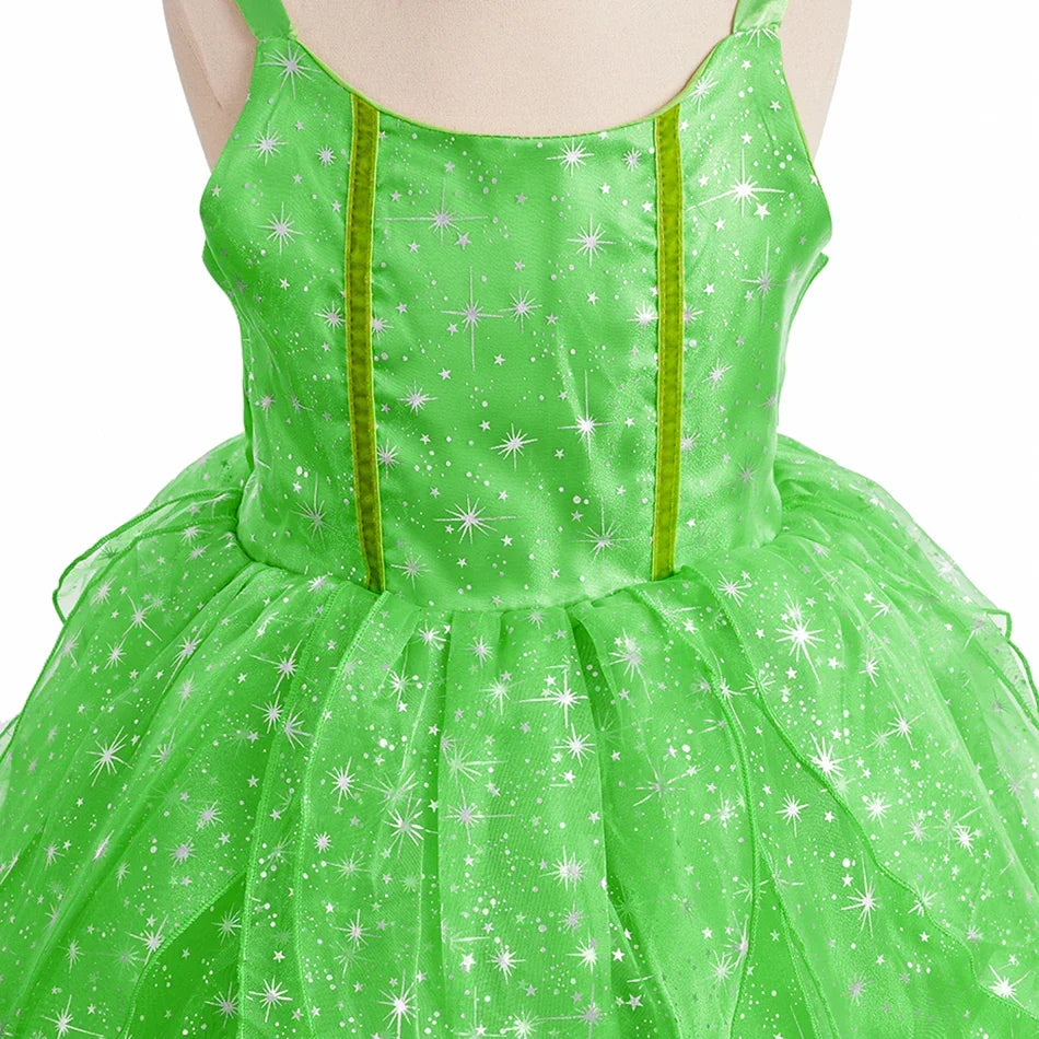 Girls Elsa Anna Dress Children Princess Carnival Dress Kids Jasmine Rapunzel Pageant Flower Disguise Cosplay Christmas Costume