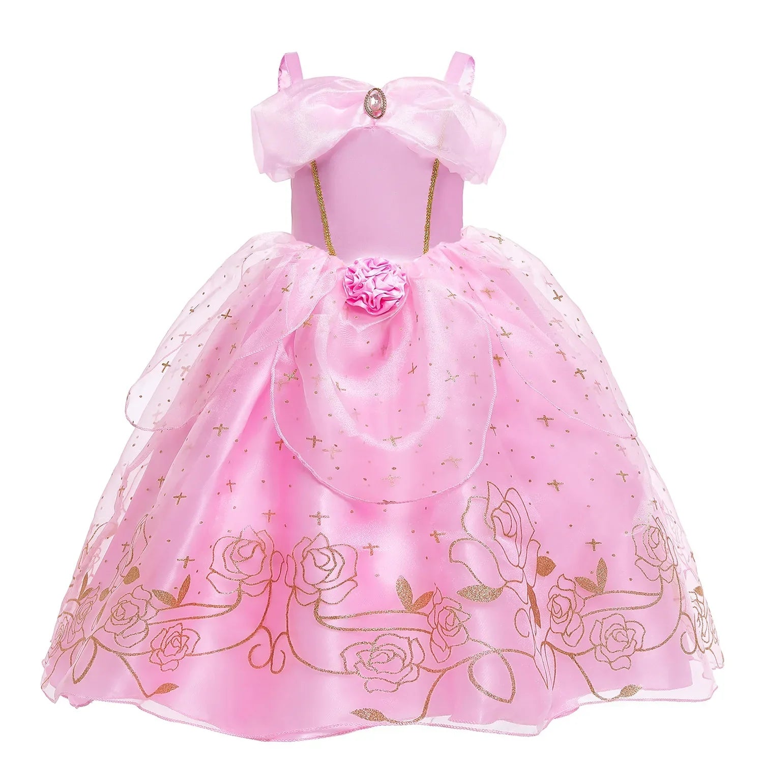 2026 Sleeping Beauty Costume Play Princess Carnival Aurora Birthday Princess Party Dress Halloween Apparel Purim Fairy Vestido
