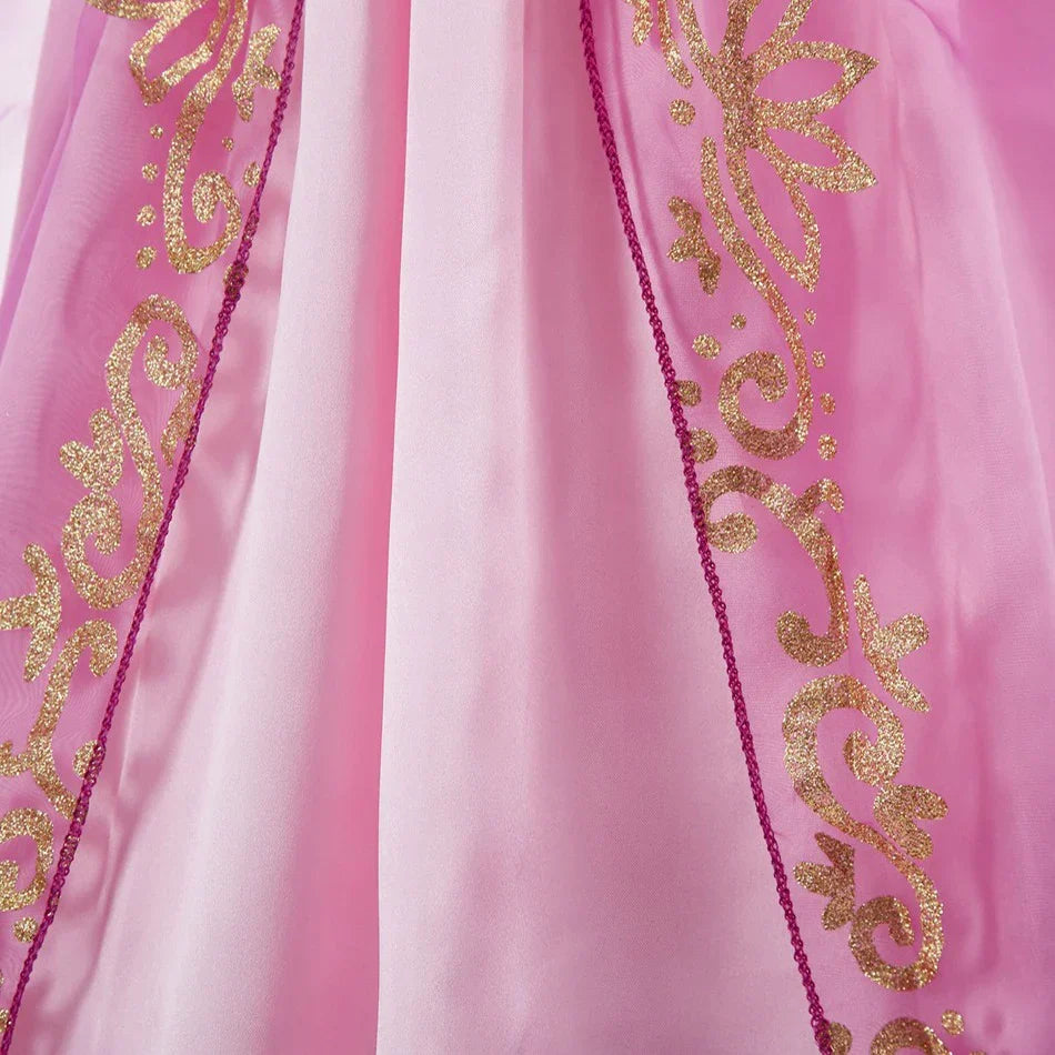 Girls Costume Children Cosplay Princess Dress Kids Halloween Birthday Pageant Party Rapunzel Dress Girl Carnival Tangled Clothes