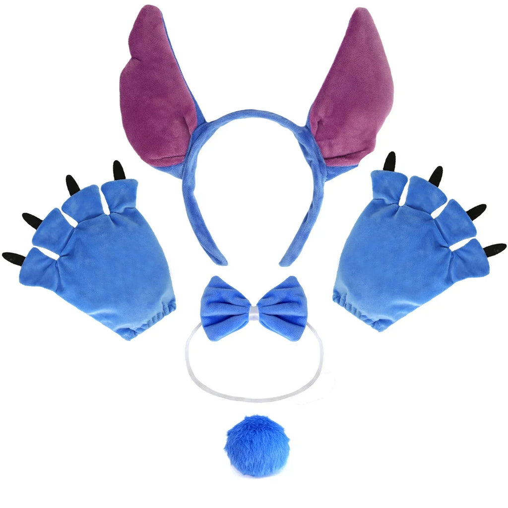 Baby Movie Stitch Role Playing Costume Sets Cartoon Cute Princess Dress Stage Performance Purim Carnival Kids Dress