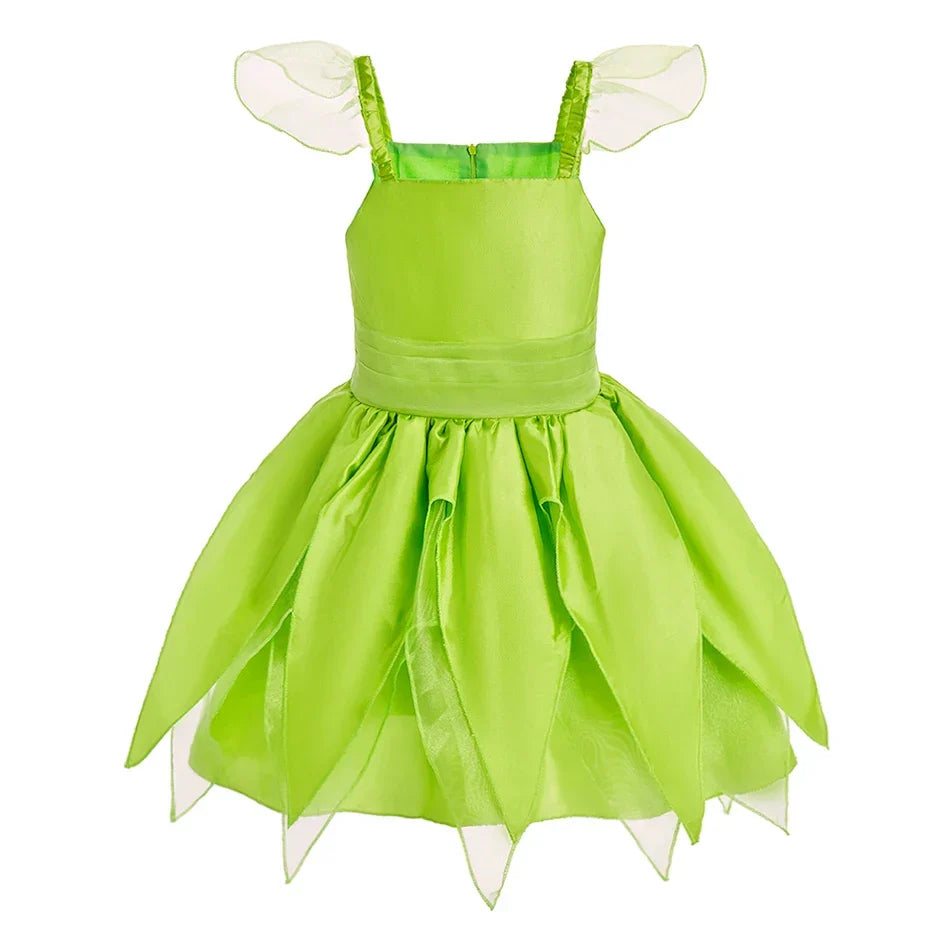 Anna Elsa Costume Children Princess Dress for Girls Kids Cosplay Snow White Christmas Carnival Party Disguise Outfit