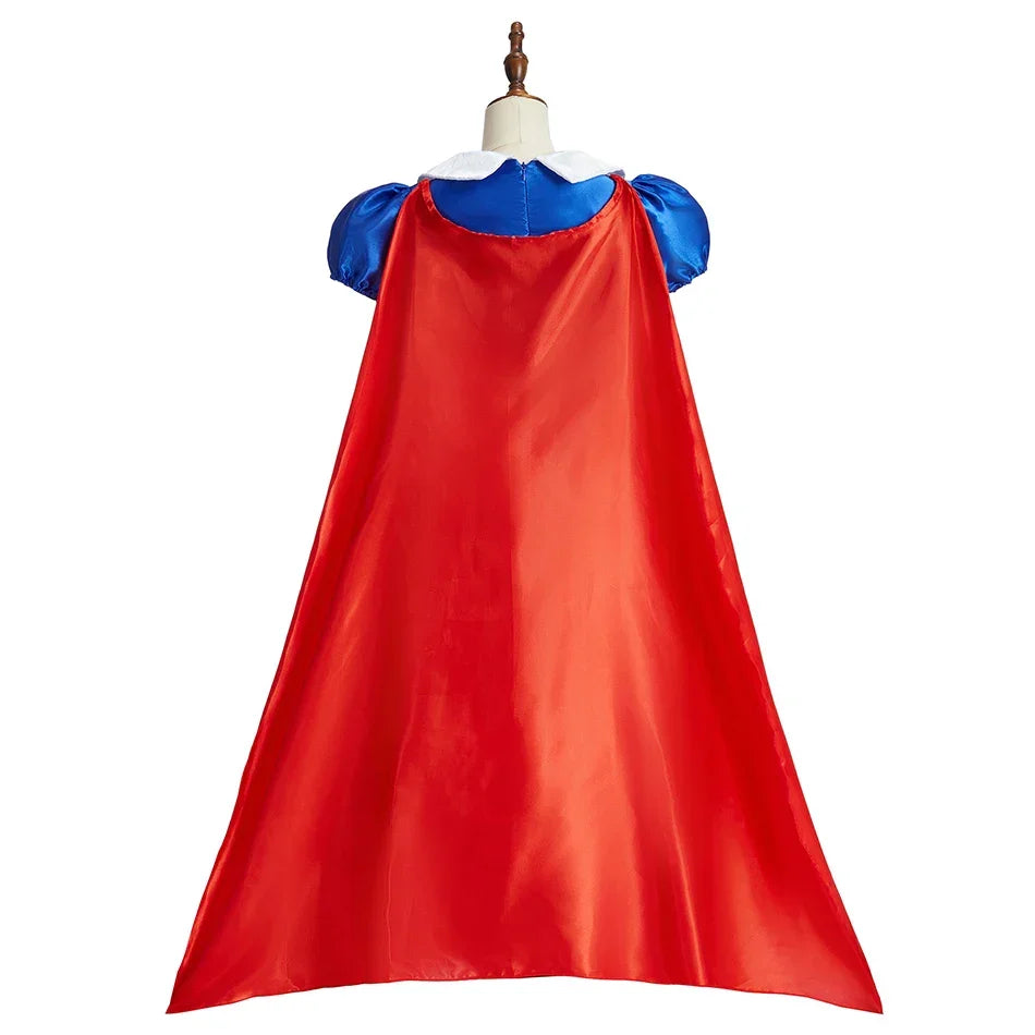 Girl Anna Elsa Dress Kids Halloween Cosplay Costume Children Princess Dresses Carnival Birthday Elegant Party Clothes 3-10 Years