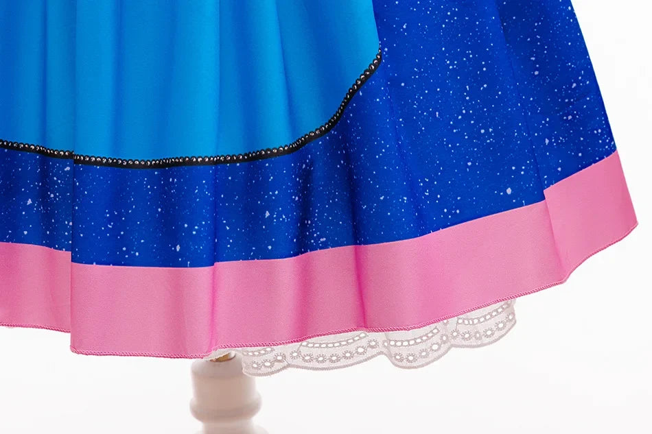 Girls Stitch Cosplay Dress Cute Cartoon Movie Style Costume for Halloween Carnival Stage Performances & Kids' Dress-Up