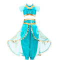 Aladding and the Magic Lamp Jasmine Fairy Costume Princess Dress up for Little Girl Fancy 2026 Halloween Carnival Cosplay Outfit