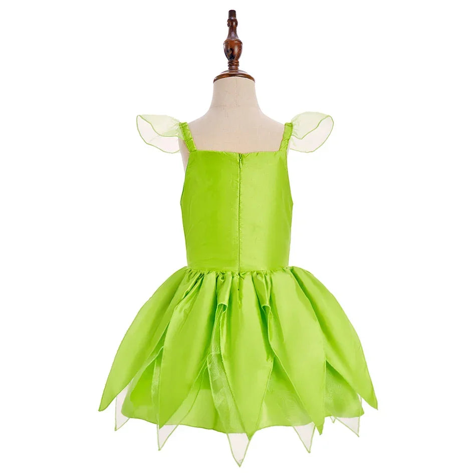 Anna Elsa Costume Children Princess Dress for Girls Kids Cosplay Snow White Christmas Carnival Party Disguise Outfit