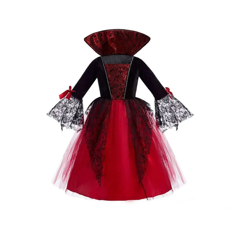 Pennywise Inspired Horrible Creature It Clown Tutu Dress Kids Joker Cosplay Costume with Hair Pin Gloves Girl Halloween Apparel