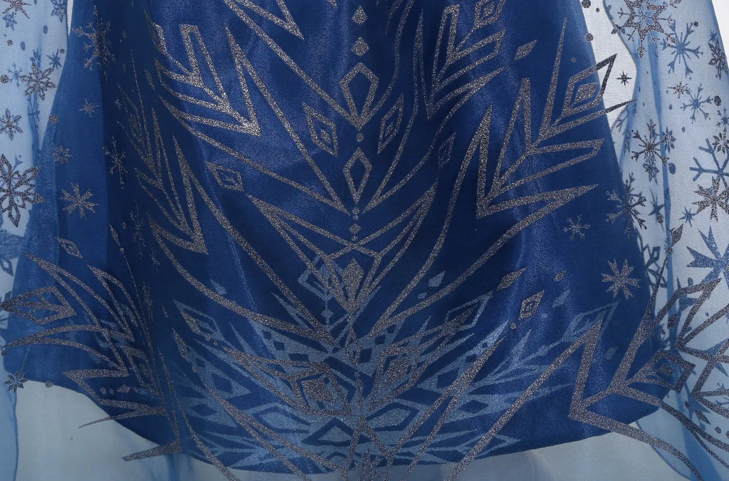Girls Princess Dress Cosplay Elsa Children Snow Queen Costume Kids Halloween Carnival Birthday Holiday Party Dress