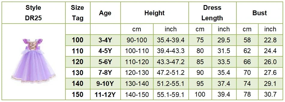 Anna Elsa Costume Children Princess Dress for Girls Kids Cosplay Snow White Christmas Carnival Party Disguise Outfit