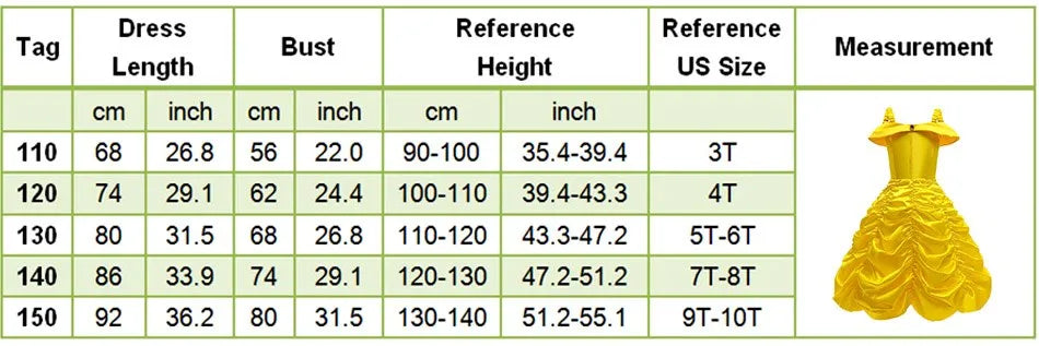 Kids Cinderella Costume Princess Dress for Girls Children Rapunzel Snow White Belle Jasmine Elsa Aurora Cosplay Carnival Dresses