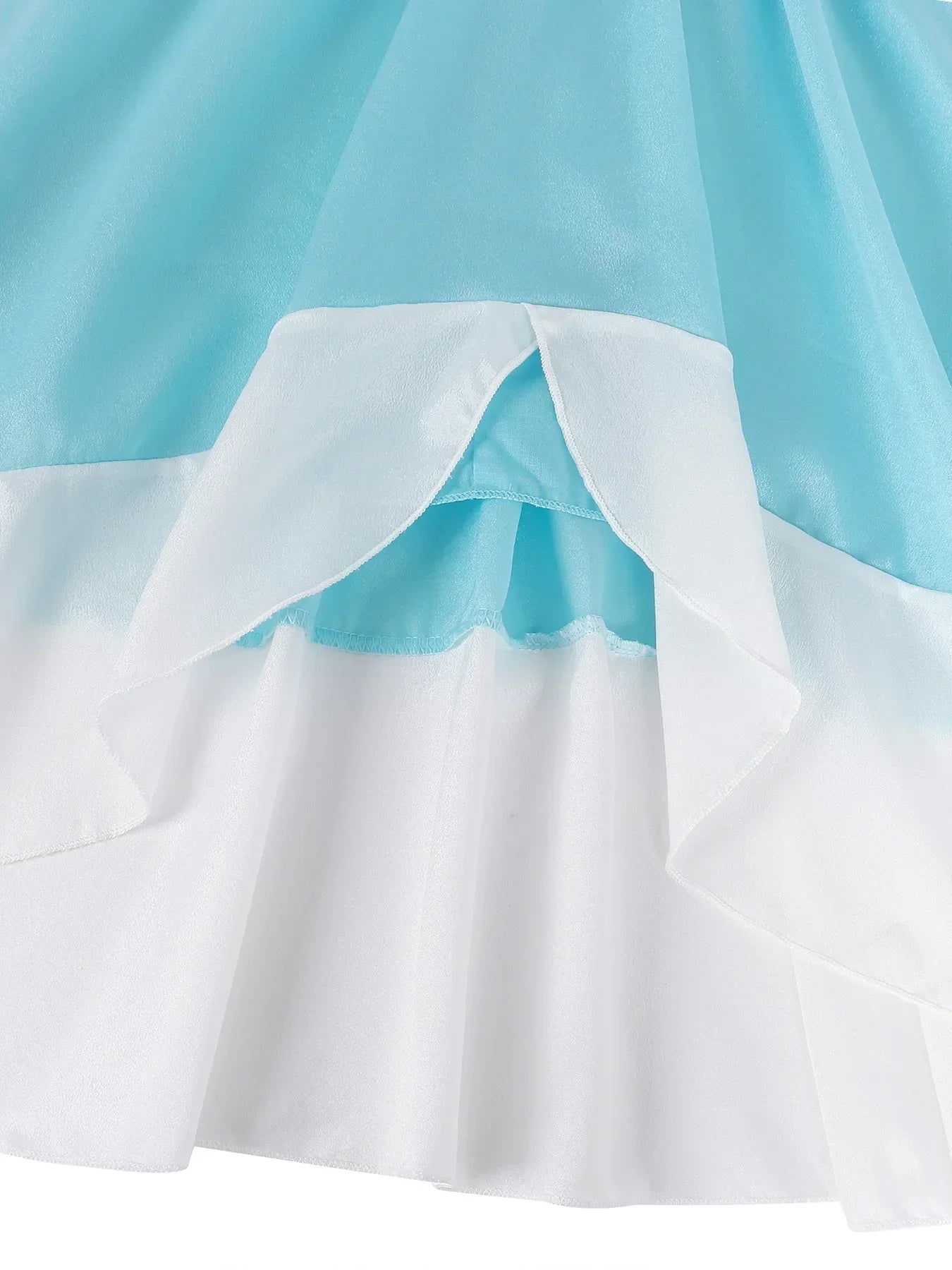Dress Girls Peach Children Halloween Costume Game Role Play Princess Dress Long Sleeve