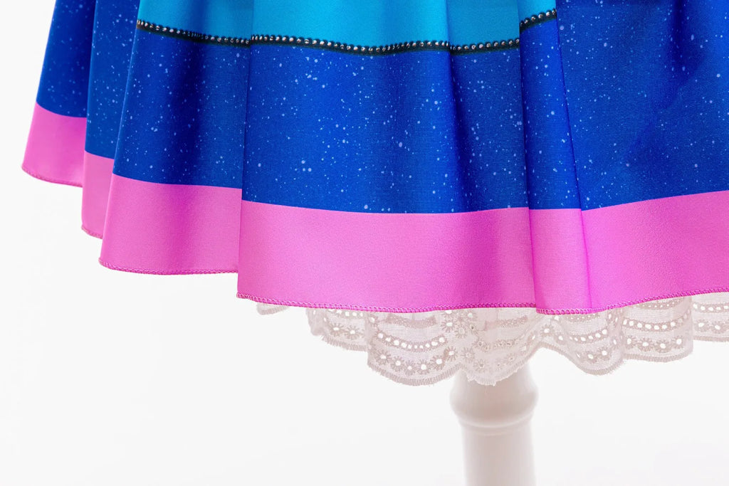 Baby Movie Stitch Role Playing Costume Sets Cartoon Cute Princess Dress Stage Performance Purim Carnival Kids Dress