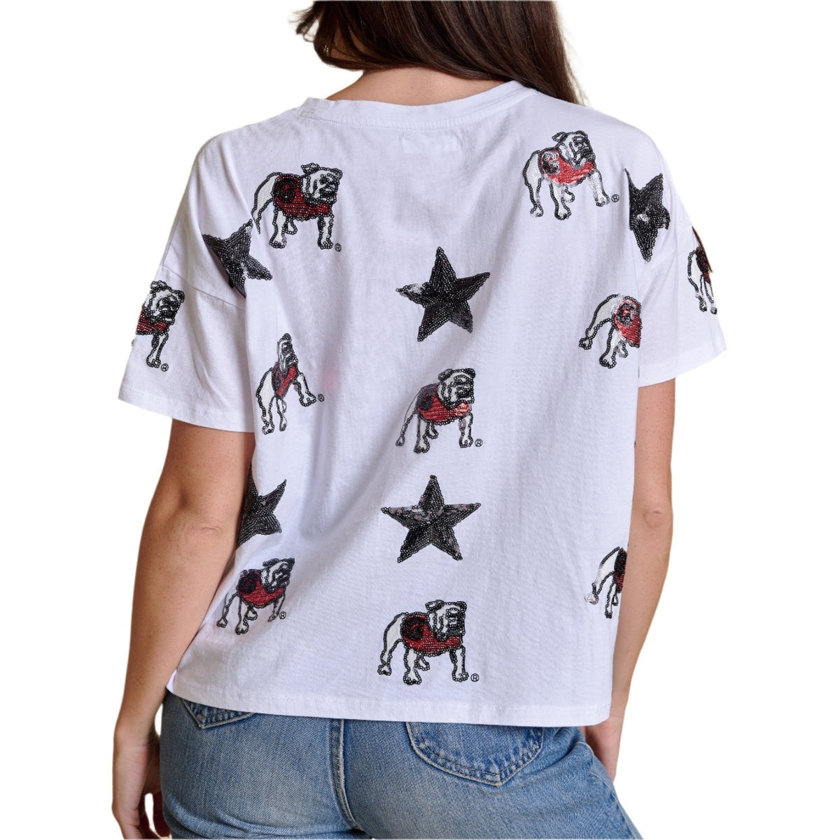 Women's The All Over Sequin Boxy Tee