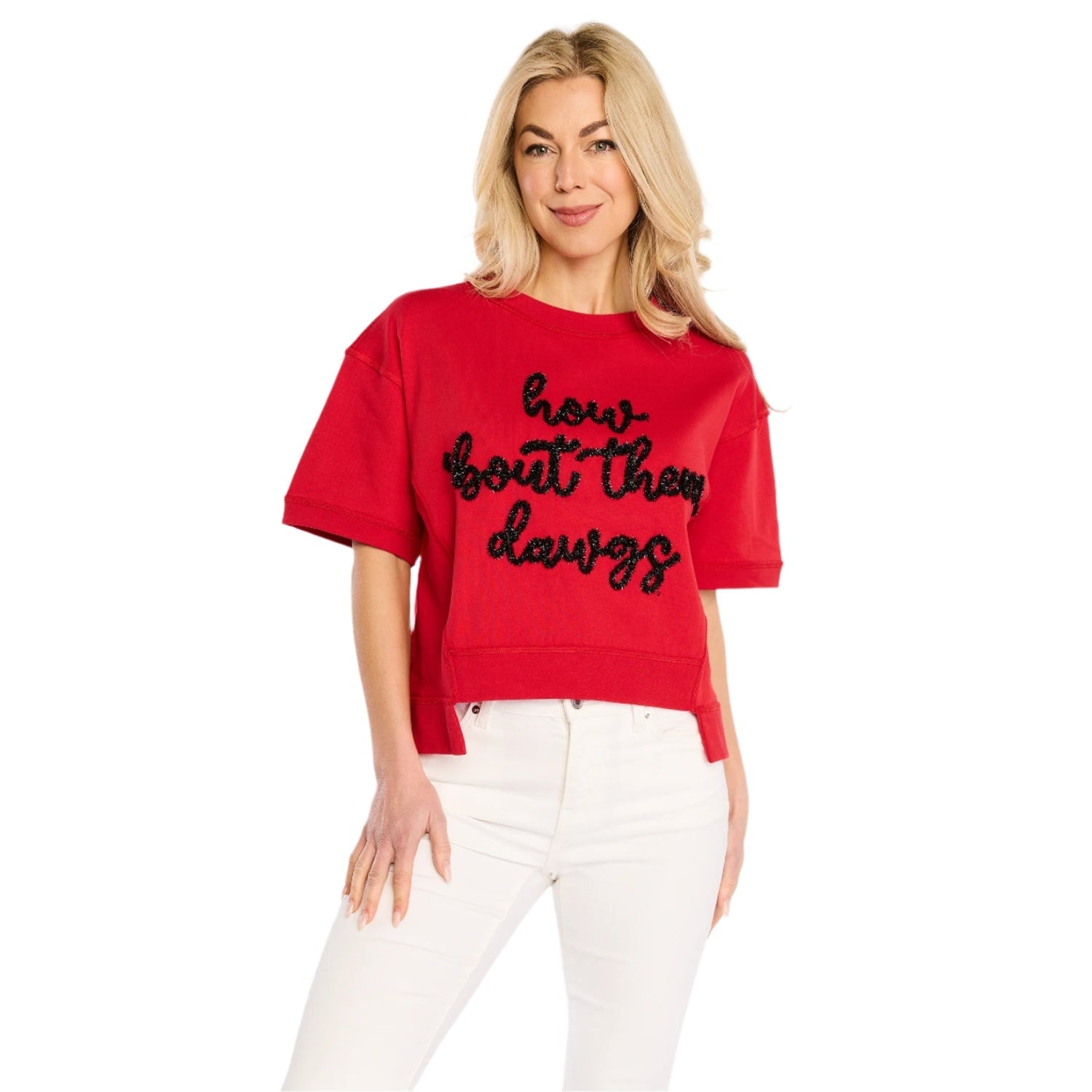 Women's The Glitter Script Boxy Top