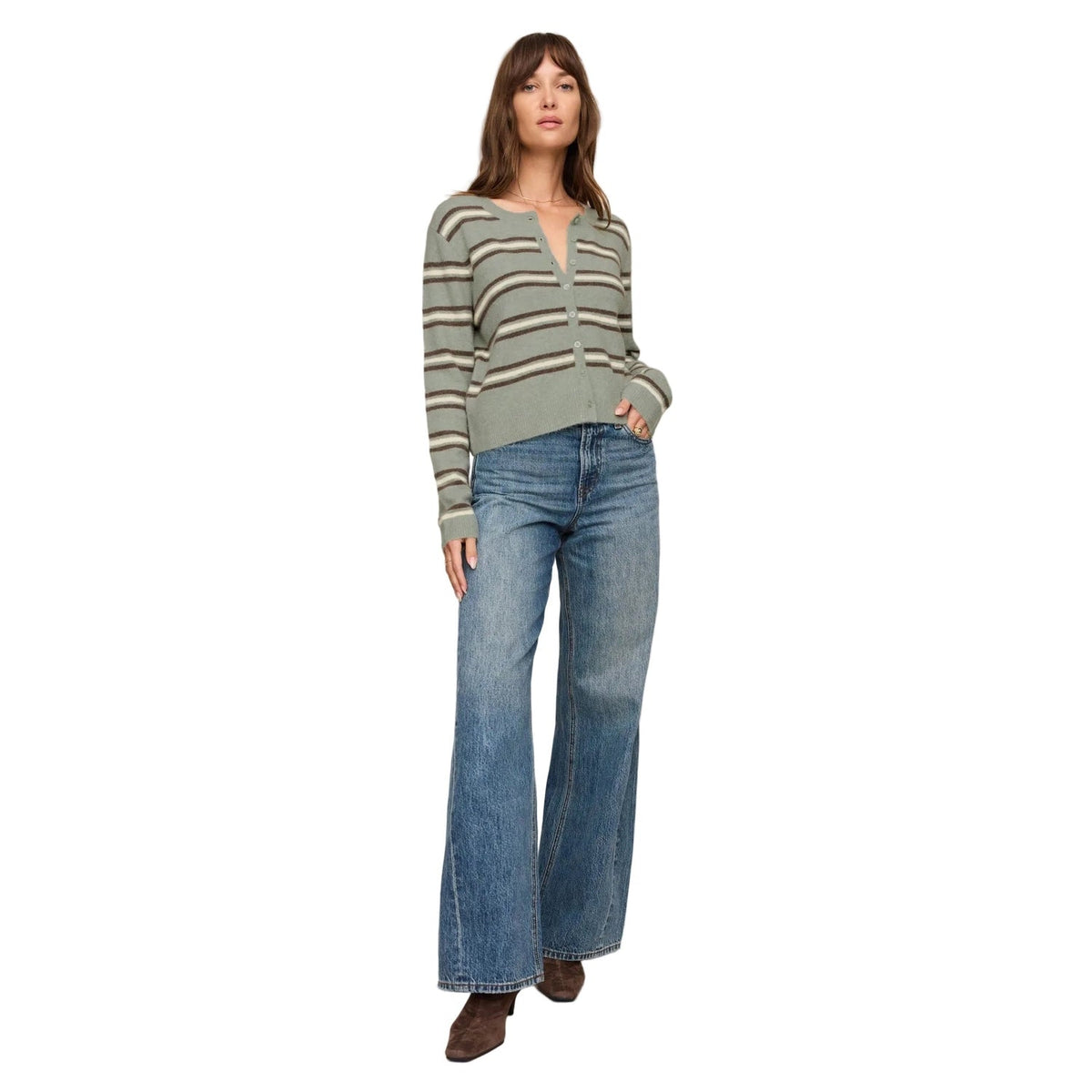 Women's Medina Stripe Cardigan