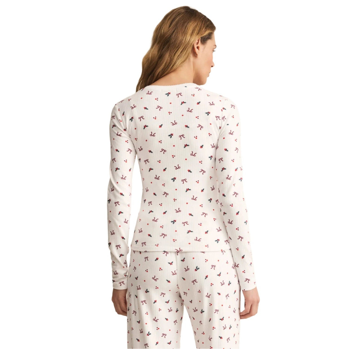 Women's Holly Long Sleeve Pointelle Top